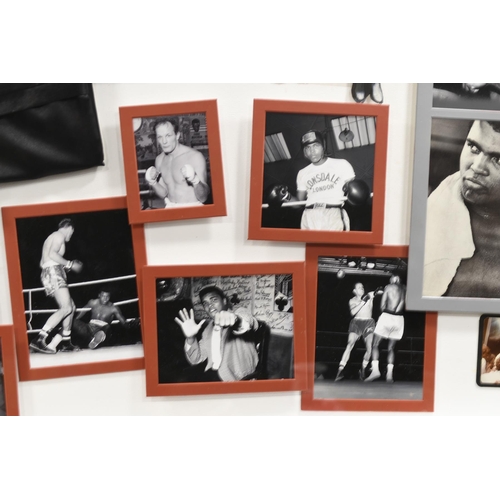 6 - Framed Muhammad Ali and Henry Cooper Presentation with Original Signatures