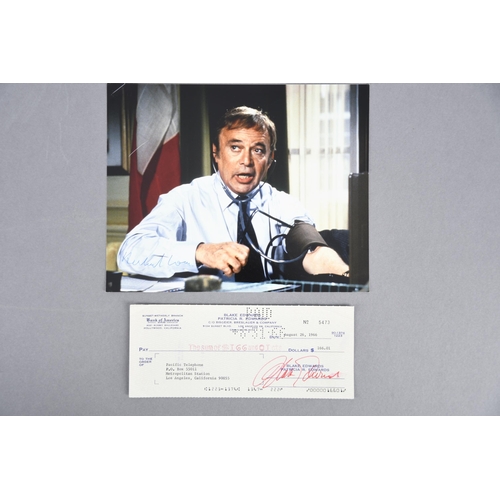 61 - BLAKE EDWARDS & HERBERT LOM Original signatures