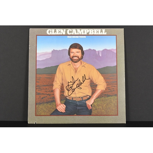 72 - GLEN CAMPBELL Signed album Cover