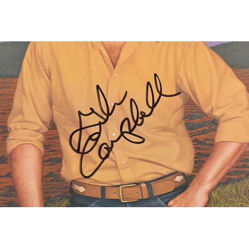 72 - GLEN CAMPBELL Signed album Cover