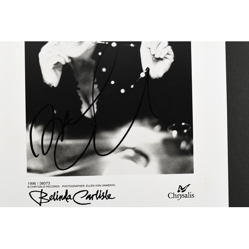 86 - BELINDA CARLISLE Original signature