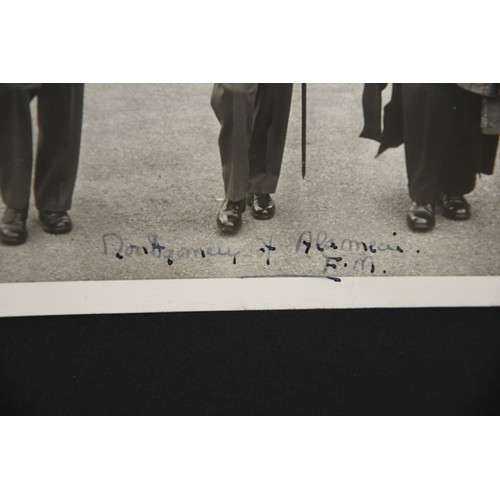 45 - Montgomery of Alamein. (1887 - 1976) Original Signature on photograph.