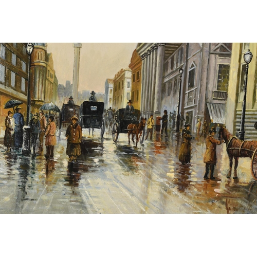 118 - Original Oil on Canvas Grey Street Newcastle