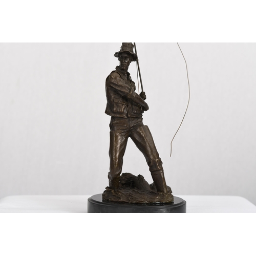 51 - Bronze Fisherman Sculpture