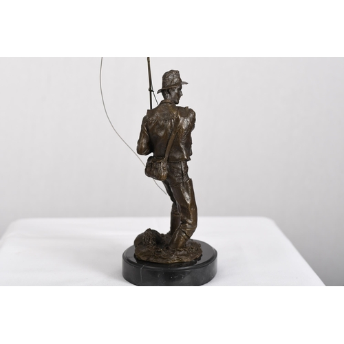 51 - Bronze Fisherman Sculpture