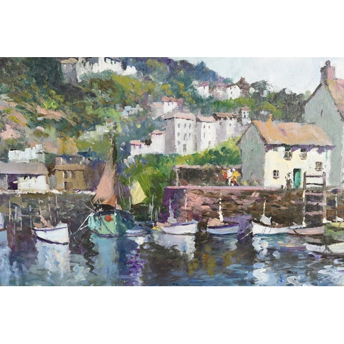 55 - John Ambrose Original Oil on Canvas. Cornwall Scene.