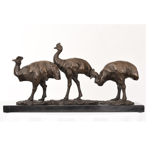 79 - Bronze Emu Sculpture