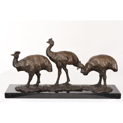 79 - Bronze Emu Sculpture