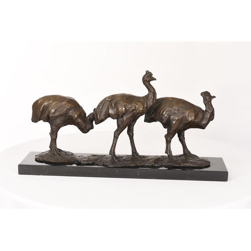 79 - Bronze Emu Sculpture