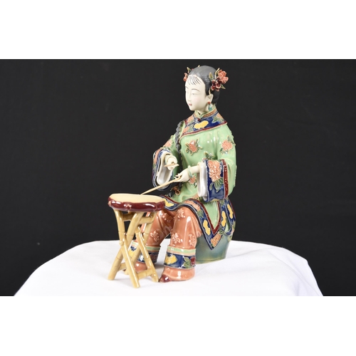 86 - Shiwan Porcelain Art Lady