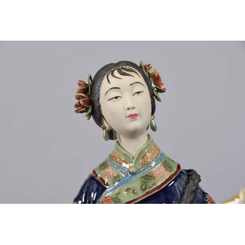 9 - Shiwan Porcelain Art Lady