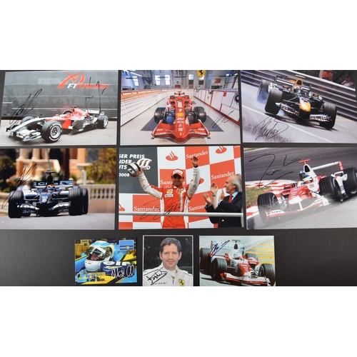 115 - Formula 1 Drivers original signatures