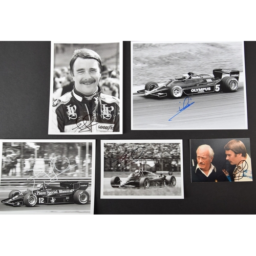 131 - Nigel Mansell & Mario Andretti original signatures