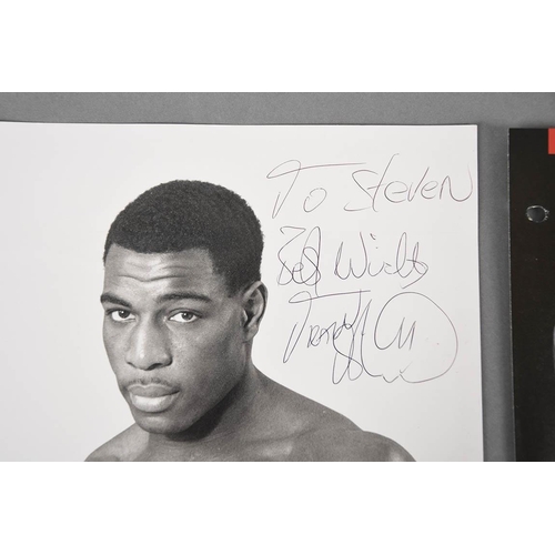 14 - HENRY COOPER & FRANK BRUNO, Original Signatures