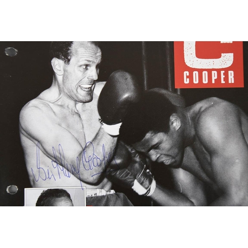 14 - HENRY COOPER & FRANK BRUNO, Original Signatures