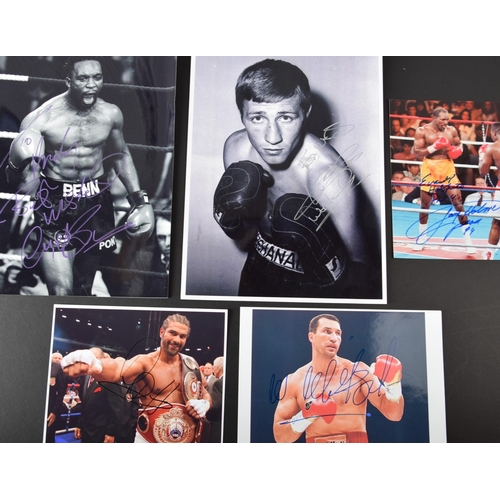 156 - Boxing Champion original signatures