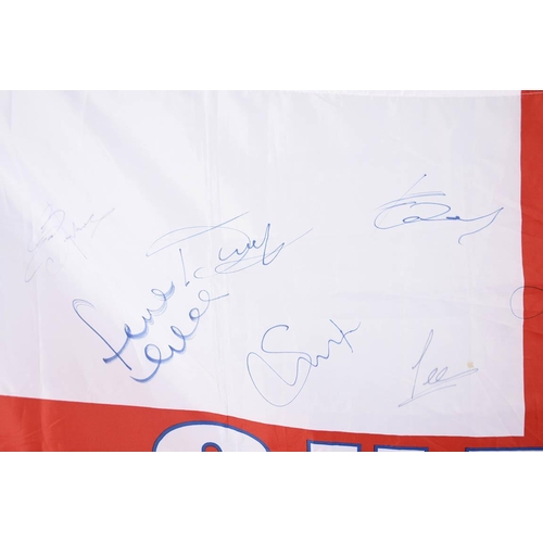 161 - CHELSEA STARS & SIGNED FLAG Original Signature