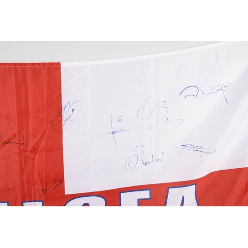 161 - CHELSEA STARS & SIGNED FLAG Original Signature