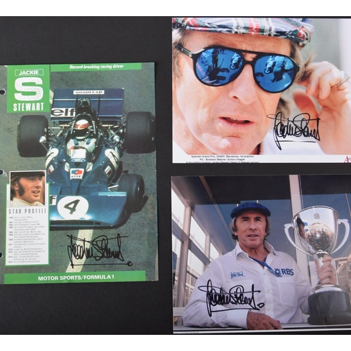 173 - Jackie Stewart original signatures