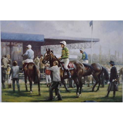 26 - In the Paddock - Limited Edition print. signed by Graham Isom.