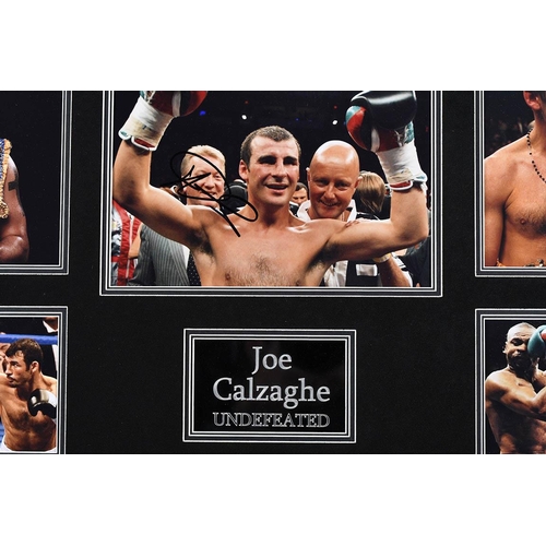 29 - JOE CALZAGHE SIGNATURE PRESENTATION