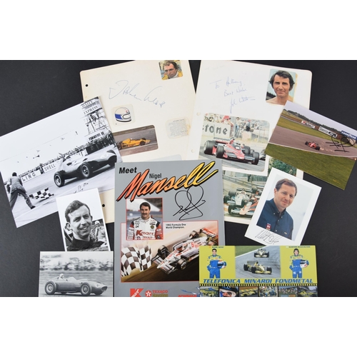 87 - Formula 1 Drivers original signatures