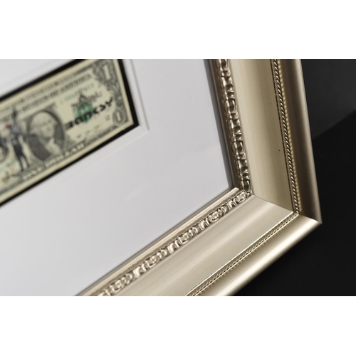 16 - Banksy Framed Dollar Bill