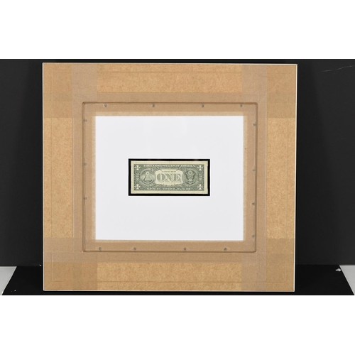 16 - Banksy Framed Dollar Bill