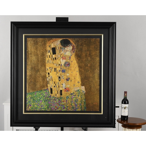 13 - “The Kiss” by Gustav Klimt - Rare Edition with 22ct Gold Leaf