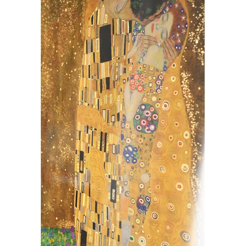 13 - “The Kiss” by Gustav Klimt - Rare Edition with 22ct Gold Leaf