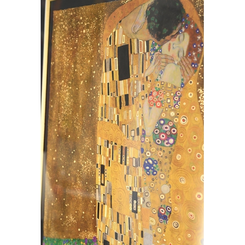 13 - “The Kiss” by Gustav Klimt - Rare Edition with 22ct Gold Leaf