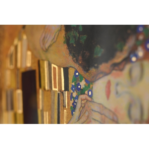 13 - “The Kiss” by Gustav Klimt - Rare Edition with 22ct Gold Leaf