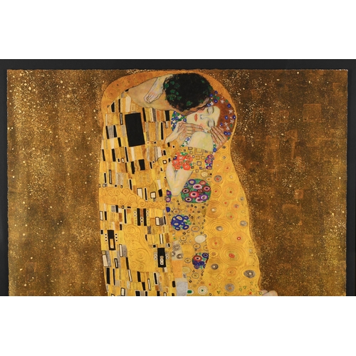 13 - “The Kiss” by Gustav Klimt - Rare Edition with 22ct Gold Leaf