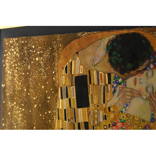 13 - “The Kiss” by Gustav Klimt - Rare Edition with 22ct Gold Leaf