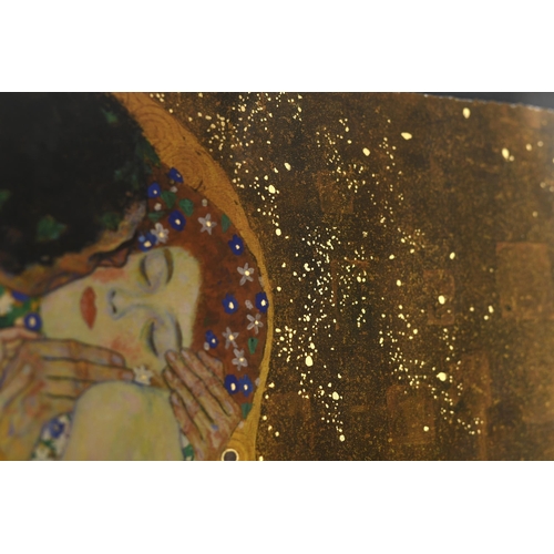 13 - “The Kiss” by Gustav Klimt - Rare Edition with 22ct Gold Leaf