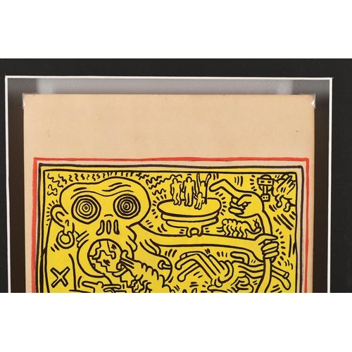 2 - Keith Haring Framed Original Art