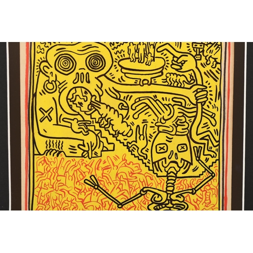 2 - Keith Haring Framed Original Art