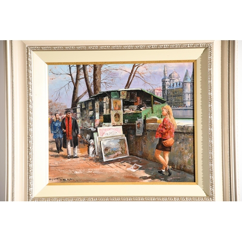 65 - Very fine original oil painting by Elio Ferrara