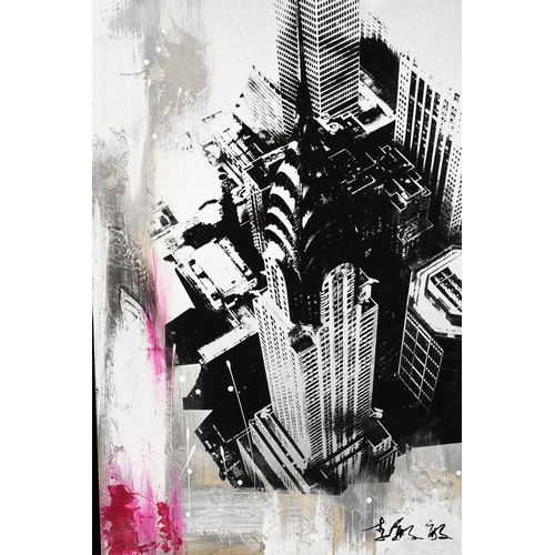 98 - New York Skyline Mixed Media