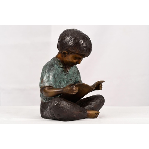 31 - Set of 4 Bronze Children