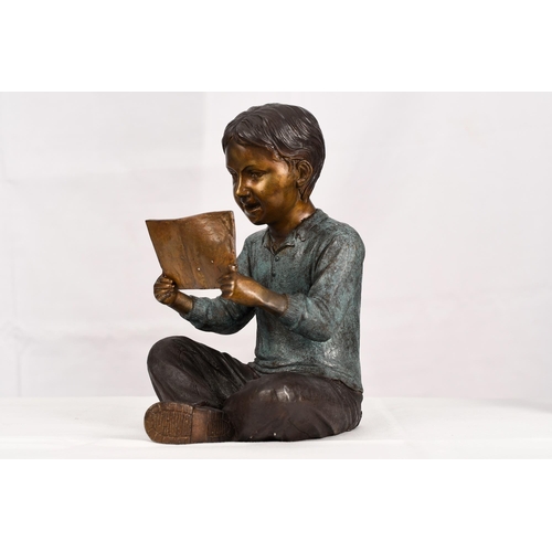 31 - Set of 4 Bronze Children