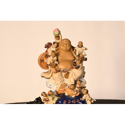 50 - Original Porcelain Buddha with Children