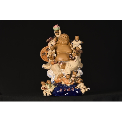 50 - Original Porcelain Buddha with Children