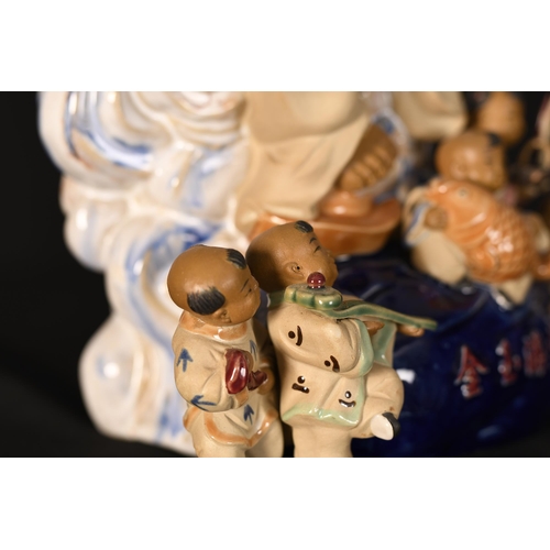 50 - Original Porcelain Buddha with Children