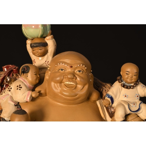 50 - Original Porcelain Buddha with Children