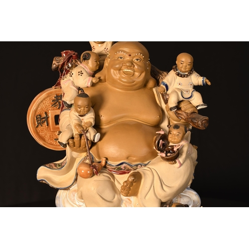 50 - Original Porcelain Buddha with Children