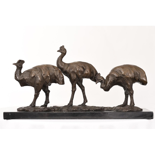 78 - Bronze Emu Sculpture