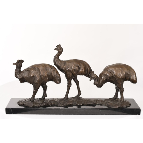 78 - Bronze Emu Sculpture