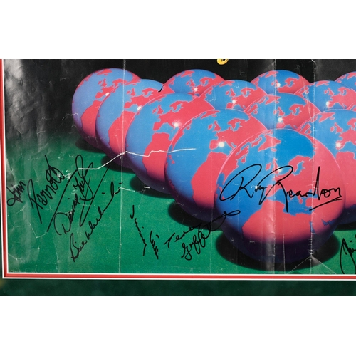 85 - Snooker Legends Original Signed Memorabilia Presentation.