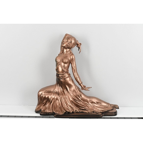 86 - Large Bronze Lady Figure